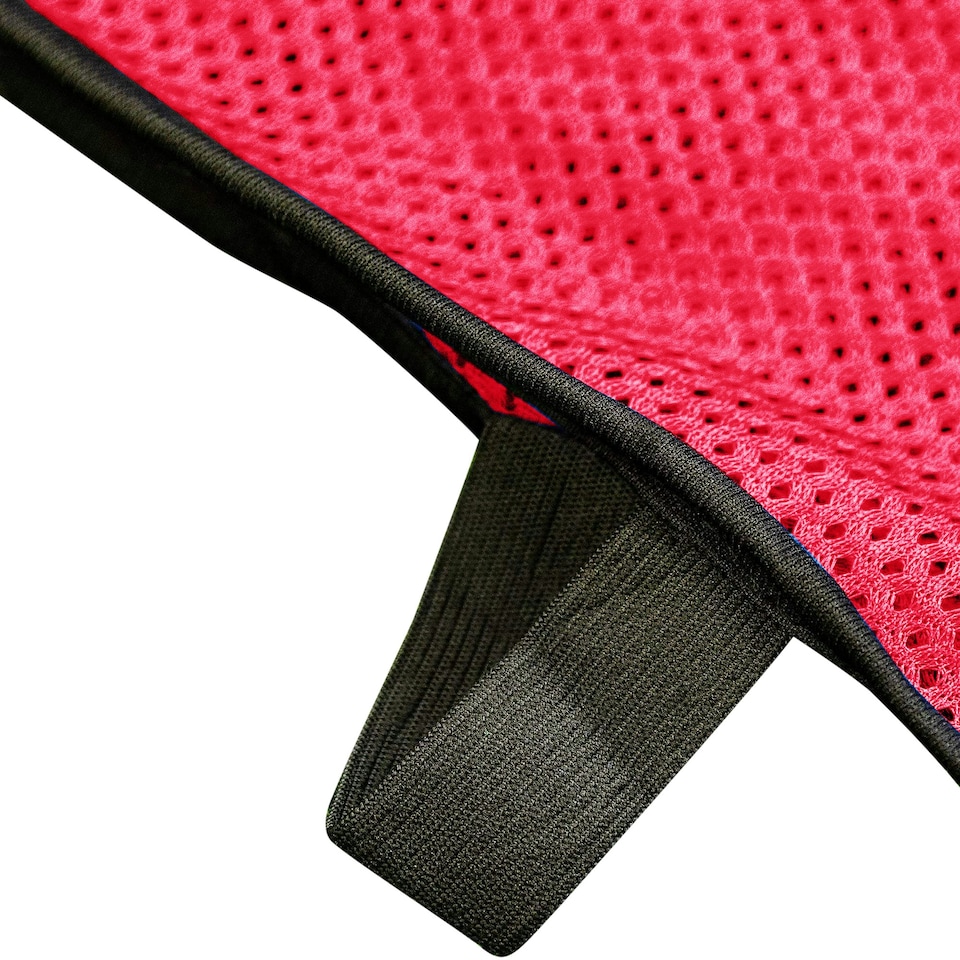 image 1 of Precision Childrens/Kids Mesh Netball Training Bib (Pack of 7) - Red - 4-9 Years