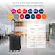 image 3 of Flight Knight Lightweight 4 Wheel 800D Soft Case Suitcase Robust Anti Crack Cabin Carry On Hand Luggage 100+ Airlines Approved - easyJet, BA & Many More! | Black | Cabin Bag