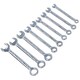 image 1 of Mini Equal Imperial SAE AF Combination Spanner Set Wrench 5/32” – 7/16” 10pc