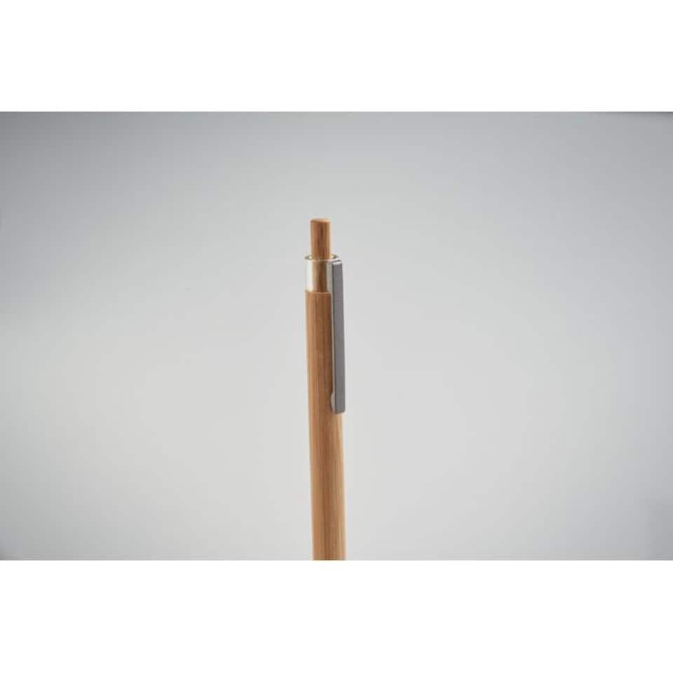 image 1 of MidOcean Itea Push Button Bamboo Pen | Bronze | Wood | One Size | 1