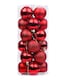 image 4 of 30mm/12Pcs Christmas Baubles Shatterproof Red,Tree Decorations