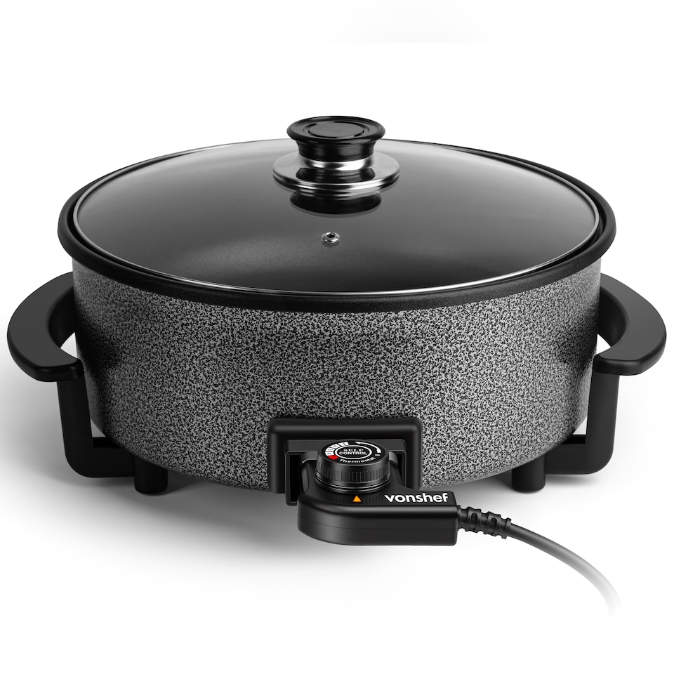 image 1 of VonShef Multi Cooker 5L Electric with Glass Lid 1500W