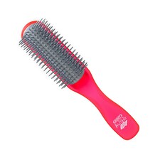 Kent Brushes AirHedz Glo Half Round Detangling Brush in Red