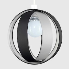 ValueLights Pair of Black Ceiling Pendant Shade
