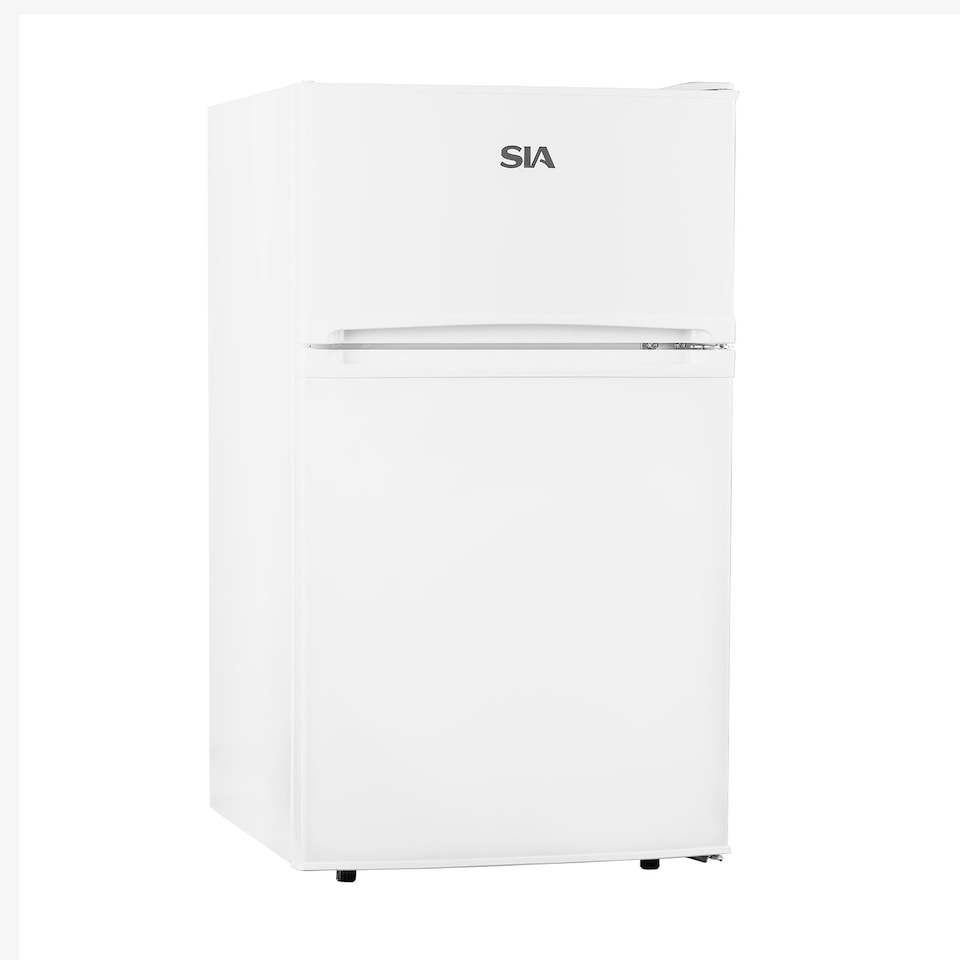 image 1 of SIA UFF01WH 88L White Freestanding Under Counter Fridge Freezer White