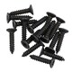 image 3 of 12in / 300mm Heavy Duty T Tee Hinges For Shed + Garden Gates Black Finish 8pc