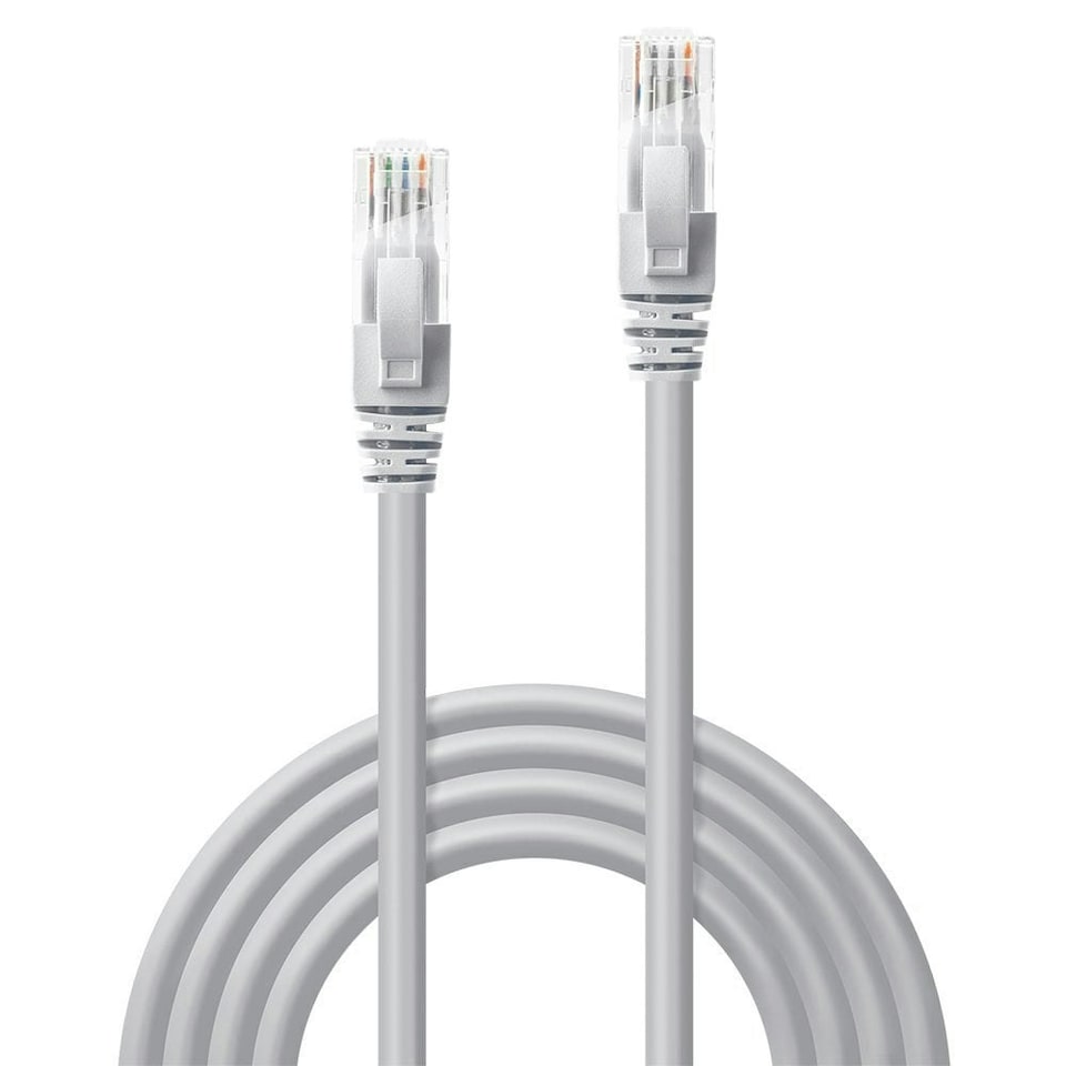 image 1 of 20m CAT6 U/UTP Snagless Gigabit Ethernet Cable, Grey
