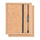image 3 of MidOcean Suber Cork A5 Notebook with Pen Set - Black - One Size