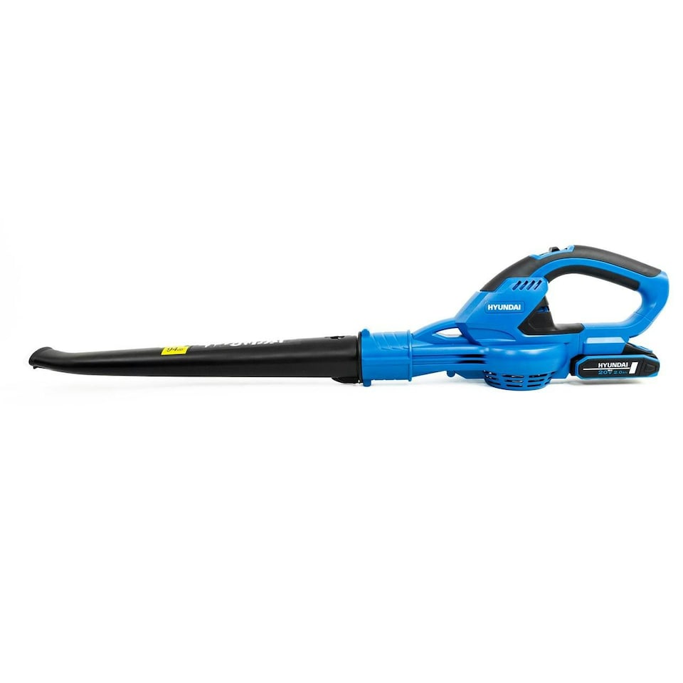 image 1 of Hyundai 20V Cordless Leaf Blower, 200Km/h Air Speed, 2Ah Li-Ion Battery and Charger