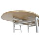 image 4 of Table set with 4 chairs DKD Home Decor 121 x 55 x 78 cm Brown