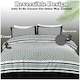 image 7 of Meander Greek Printed Duvet Cover Set Reversible Polycotton Beddings Black | Double