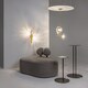 image 3 of Miracle Modern Wall Lamp Brass 2xG9 Glass Shade