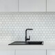 image 5 of Wall Tile Hexagon 30.5x30.5cm White (5 Tiles Per Pack)