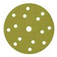 image 2 of 150mm Sanding Discs Aluminium Oxide Abrasive 180 Grit 15 Hole Hook + Loop 100pc