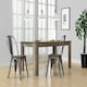 image 6 of Fusion Dining Chair in Metal in Gun metal, 2 pieces Grey | Gun colour