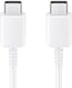 image 2 of Samsung 1M 25W USB C to C Charging Cable White - EP-DA705BWEGWW