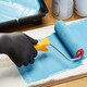image 4 of Touchguard Black Sensitive Nitrile Gloves - Box of 100 Black | Large