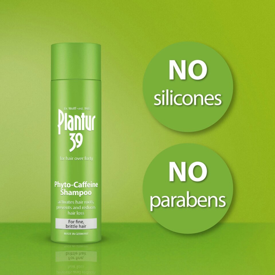 image 1 of Plantur 39 Phyto-Caffeine Shampoo For Fine Brittle Hair x 3
