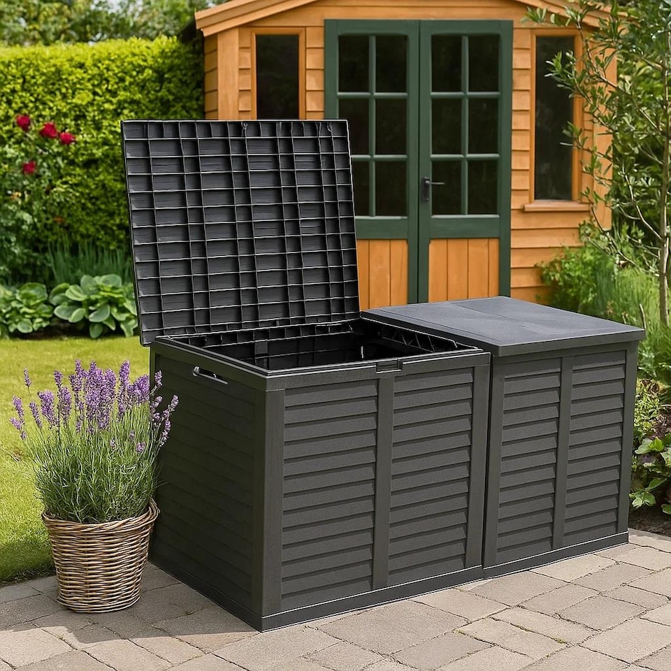 image 1 of Extra Large Outdoor Garden Storage Box 750L
