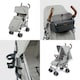 image 5 of Discovery Prime Pushchair - 6 Months to 22kg (Approx. 4 Years*), Lightweight & Compact, UPF 50+ Hood, Buggy Organiser, Storage Bag & Rain Cover (Silver/Grey)