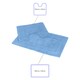 image 3 of Showerdrape Pinnacle Cobalt 2 Piece 100% Cotton Bath Mat Set | Multi | 1