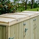 image 6 of Shireburn Quad Wheelie Bin Store - L80.4 x W250.5 x H120 cm - Fits 1 x 180L or 240L & 3 x 140L Wheelie Bins