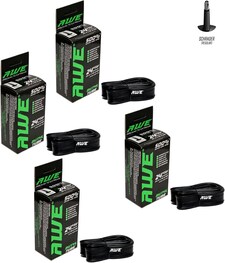 AWE Set x 4 Butyl Rubber 24" MTB/E-Bike Inner Tube 24 x 1.75-2.125 Schrader Valve