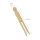 image 7 of JVL Plastic Peg Basket with 72 Wooden Dolly Pegs, Brown