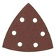 image 7 of Hook Loop Delta Sanding Abrasive Discs Pads 93mm Triangle 120 Grit Fine 200pc
