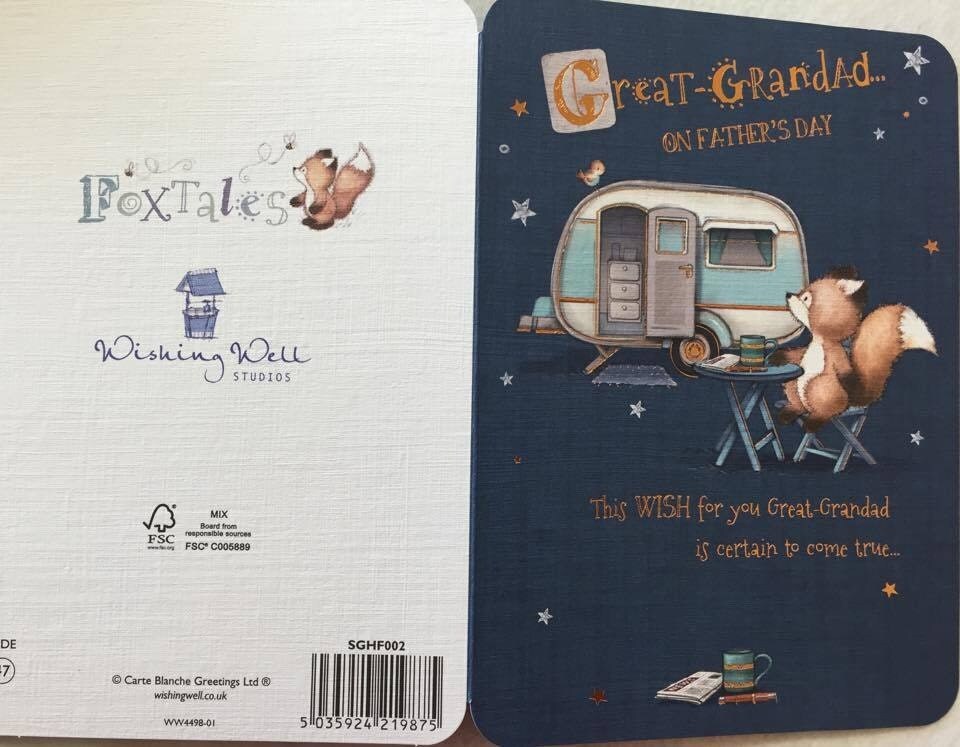 image 1 of Great Granddad Father's Day Card