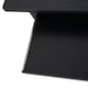 image 6 of HOMCOM Compact Small Computer Table Wooden Desk Keyboard Tray Storage Black