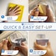 image 8 of Mop and Broom Holder Wall Mounted Easy Storage Gripper for Cleaning Tools
