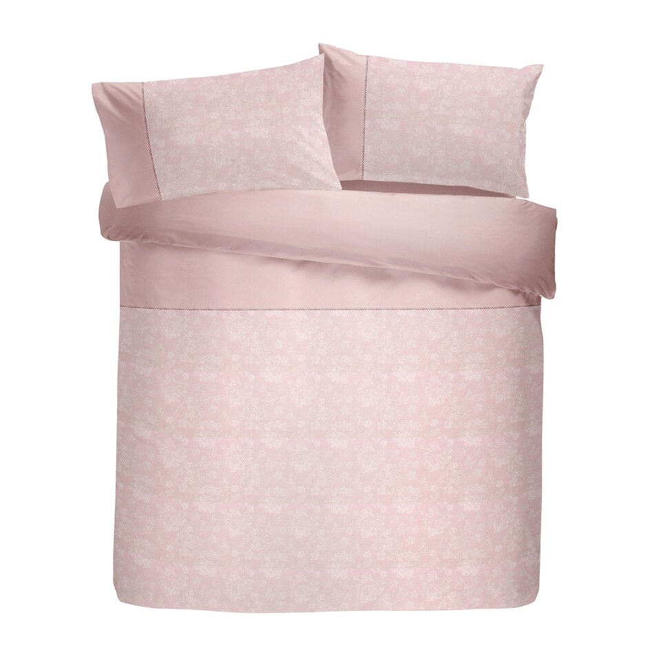 image 1 of D & D Blossom Duvet Cover Set Blush