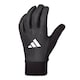 image 2 of Adidas Full Finger Essential Gloves — Black, Aeroready Weightlifting Gloves, Touchscreen-Compatible | Black | Black | M