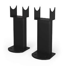 Omeara Designer Radiator Feet - Black