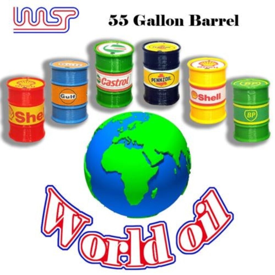 image 1 of Slot Car Trackside Scenery World Oil Barrel Drum x 6 New WASP