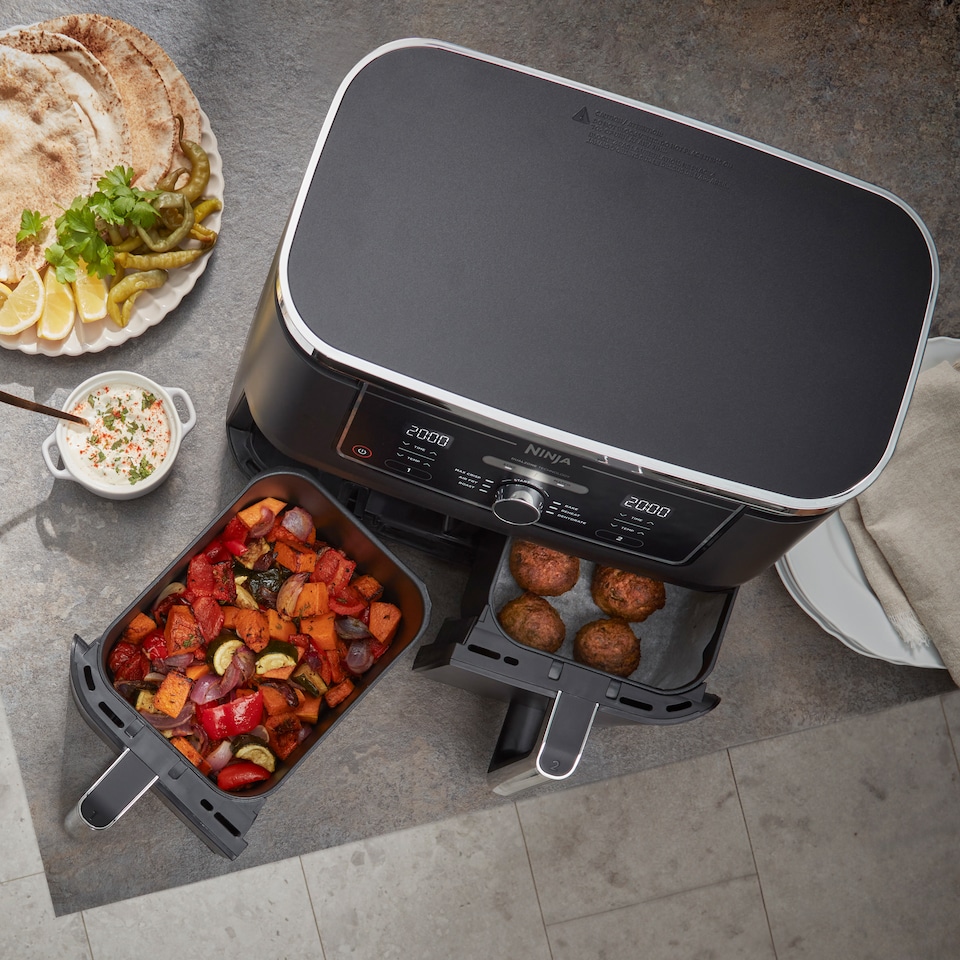 image 1 of Ninja AF400UK Foodi MAX Dual Zone Air Fryer 9.5L in Black