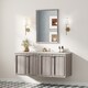 image 2 of HOMCOM 50 x 70 cm Wall Bathroom Mirror, Vanity Mirror, Grey