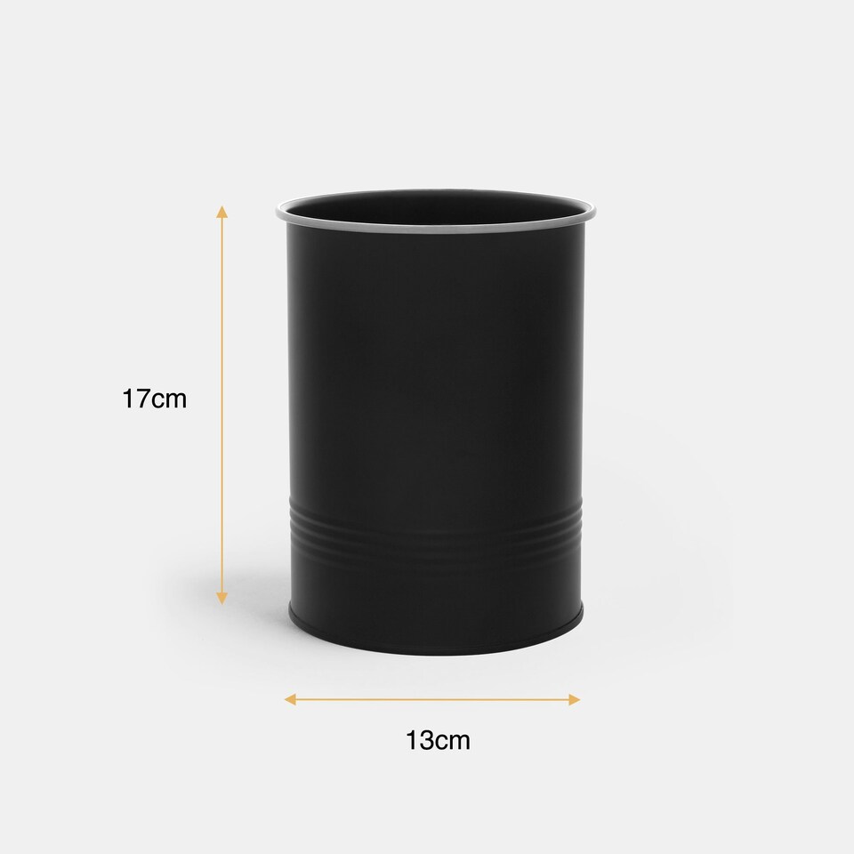 image 1 of VonShef Matte Black Utensil Holder, Kitchen Organiser for Kitchen Accessories