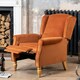 image 2 of Barksdale Recliner Armchair - Orange