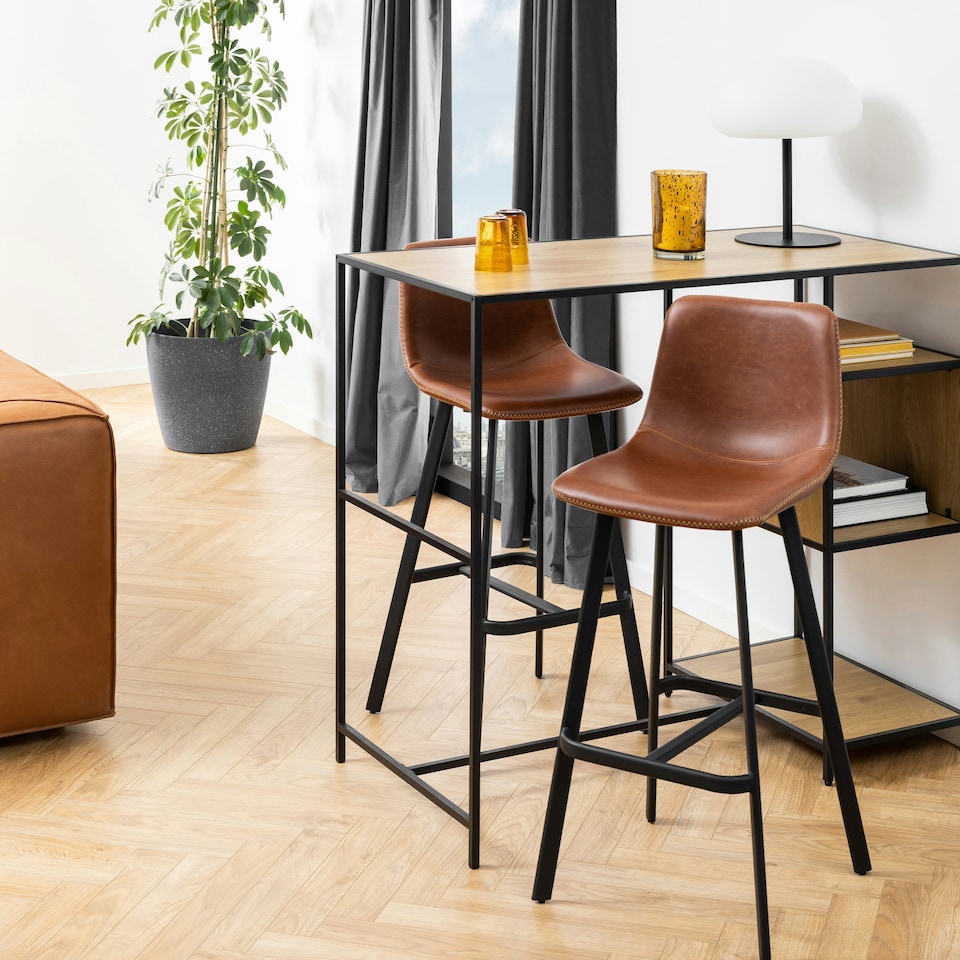image 1 of I_Oregon Bar Chair in Brown One Supplied