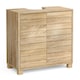 image 1 of VonHaus Chester Under Sink Bathroom Cabinet in Oak Effect