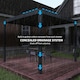 image 5 of Outsunny 3 x 3(m) Electric Louvered Pergola Aluminium Pergola w/ LED Light