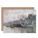 image 1 of Claude Monet View Of The Prins Hendrikkade Fine Art Art Card