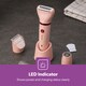 image 7 of GEEPAS 3-in-1 Waterproof Lady Shaver Set