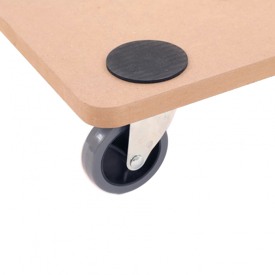 image 1 of Oypla 300kg Wheeled Platform Dolly Furniture Transport Roller Trolley