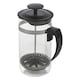 image 4 of 1L French Press Coffee Maker Machine - Cafetiere Plunger for Home Office Use