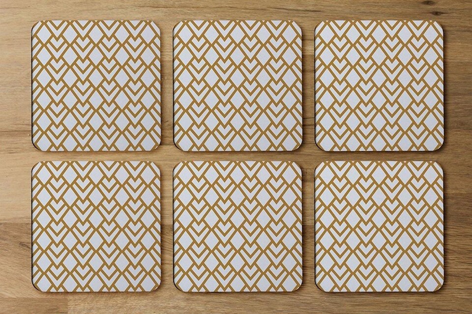 image 1 of Geometric Scales (Coaster)