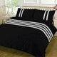 image 1 of Lace Dia Duvet Cover Set - King - Black