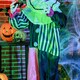 image 9 of HOMCOM 173cm 68 Laughing Clown Outdoor Halloween Decoration, Animated Halloween Prop with Light Up Eyes, Sound Effects, Sound Activated for Haunted House